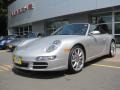 2008 Arctic Silver Metallic Porsche 911 Carrera S Cabriolet  photo #3