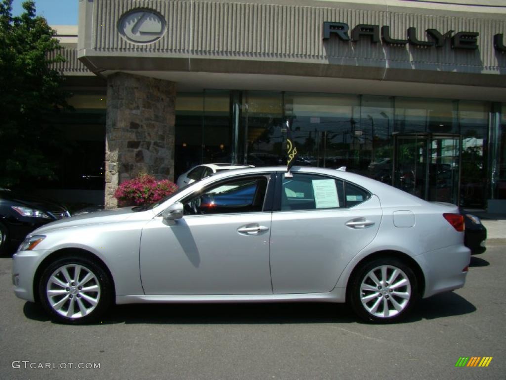 2009 IS 250 AWD - Tungsten Pearl / Light Gray photo #3