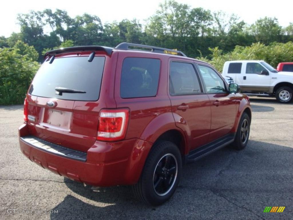 2009 Escape XLT Sport V6 - Torch Red / Charcoal photo #3