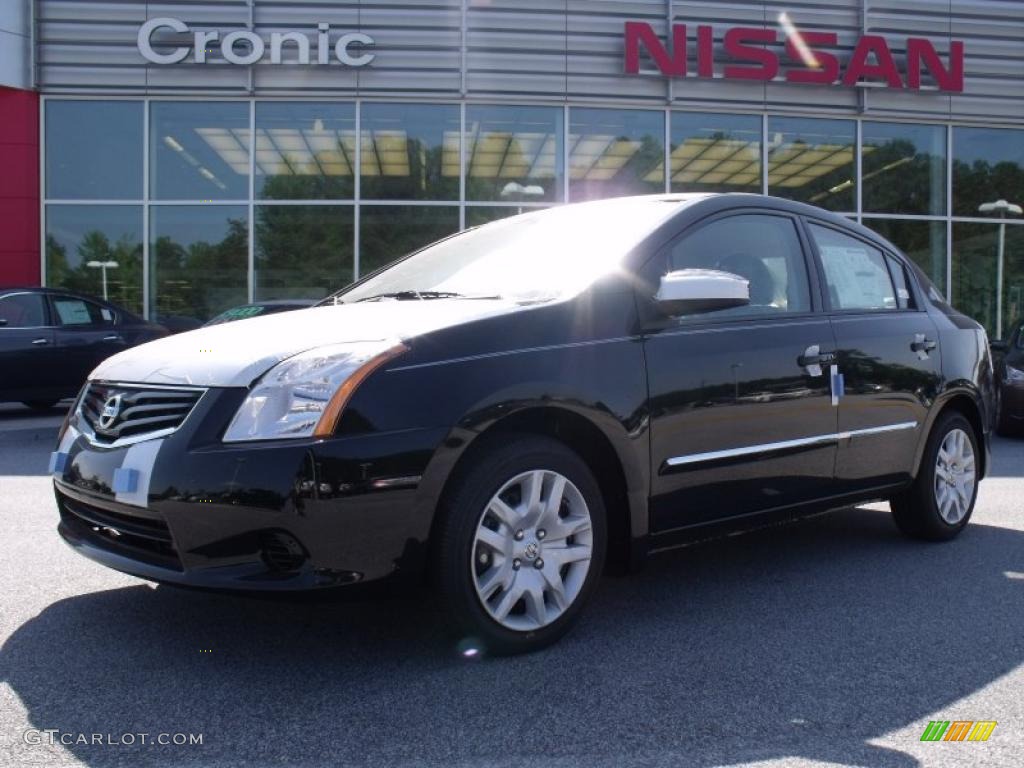 2010 Sentra 2.0 - Super Black / Charcoal photo #1