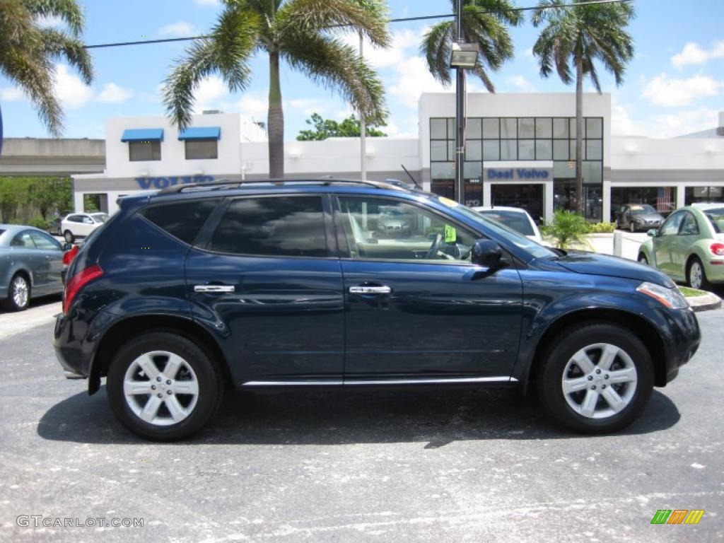 2007 Murano SL - Midnight Blue Pearl / Cafe Latte photo #2