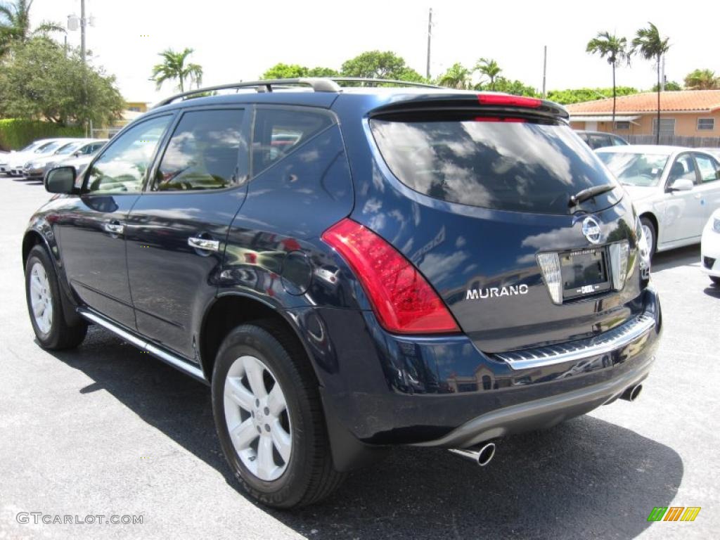 2007 Murano SL - Midnight Blue Pearl / Cafe Latte photo #5