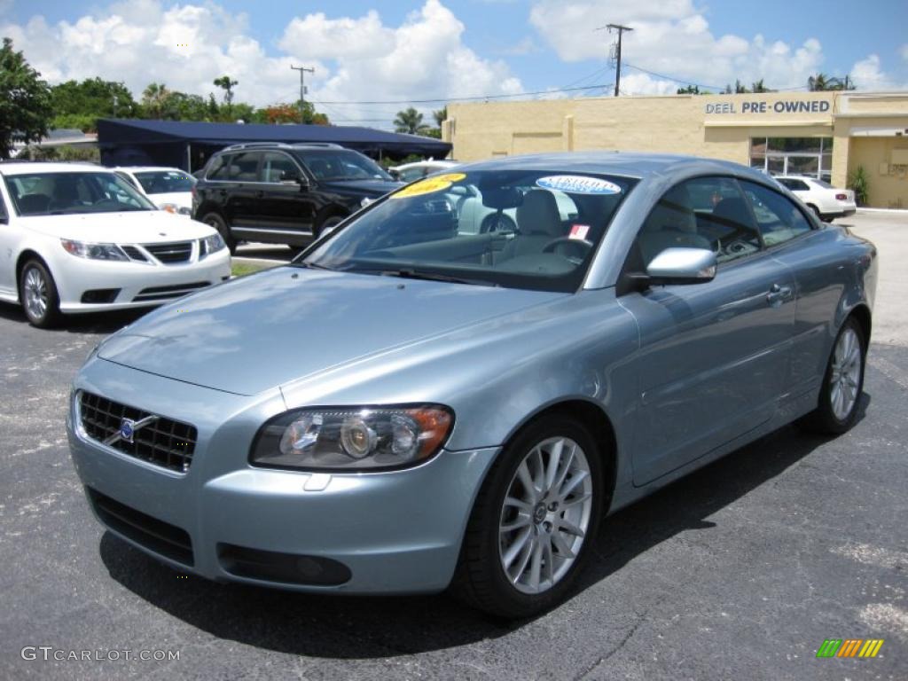 2006 C70 T5 Convertible - Celestial Blue Metallic / Calcite Cream photo #7