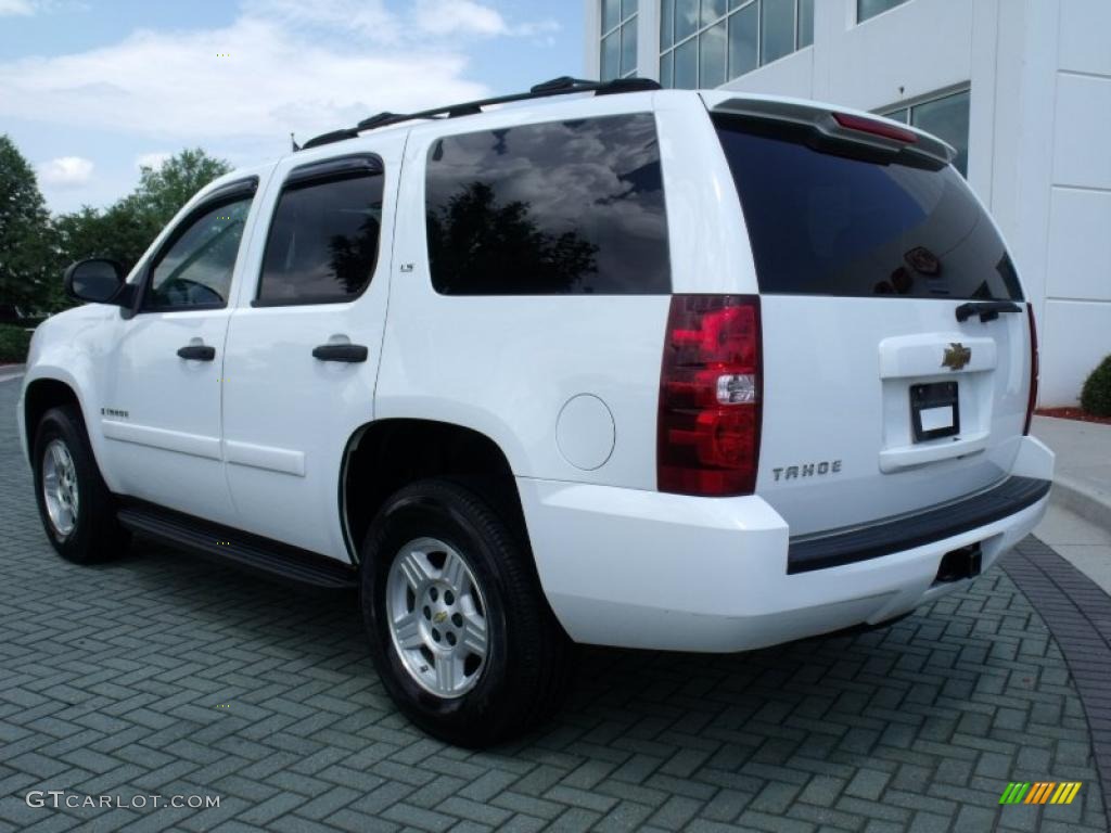 2007 Tahoe LS - Summit White / Dark Titanium/Light Titanium photo #3
