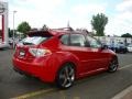 2008 Lightning Red Subaru Impreza WRX STi  photo #11