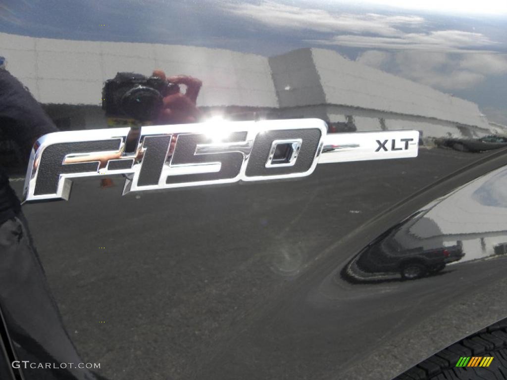 2010 F150 XLT Regular Cab - Tuxedo Black / Medium Stone photo #12
