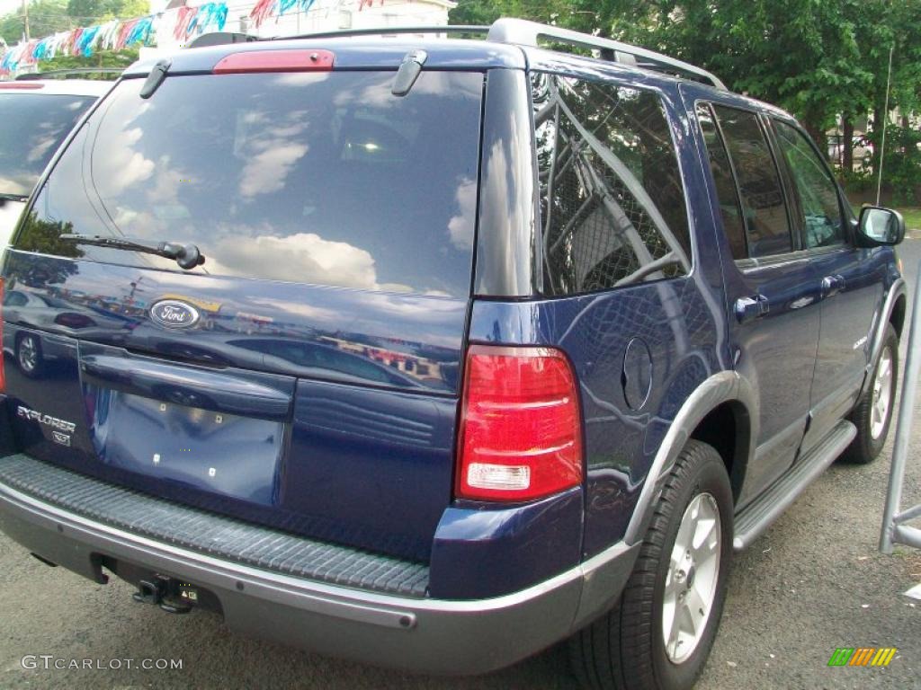 2004 Explorer XLT 4x4 - Dark Blue Pearl Metallic / Graphite photo #4