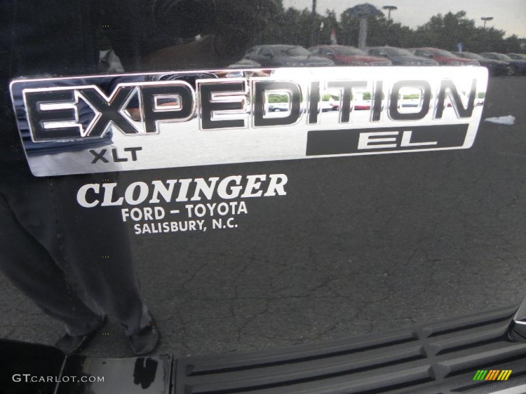 2010 Expedition EL XLT 4x4 - Tuxedo Black / Stone photo #16