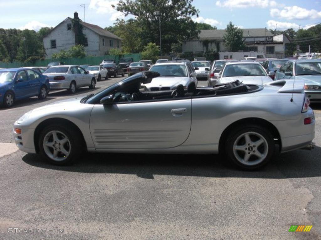 2003 Eclipse Spyder GS - Sterling Silver Metallic / Midnight photo #3