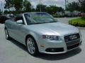 2009 Ice Silver Metallic Audi A4 2.0T Cabriolet  photo #8