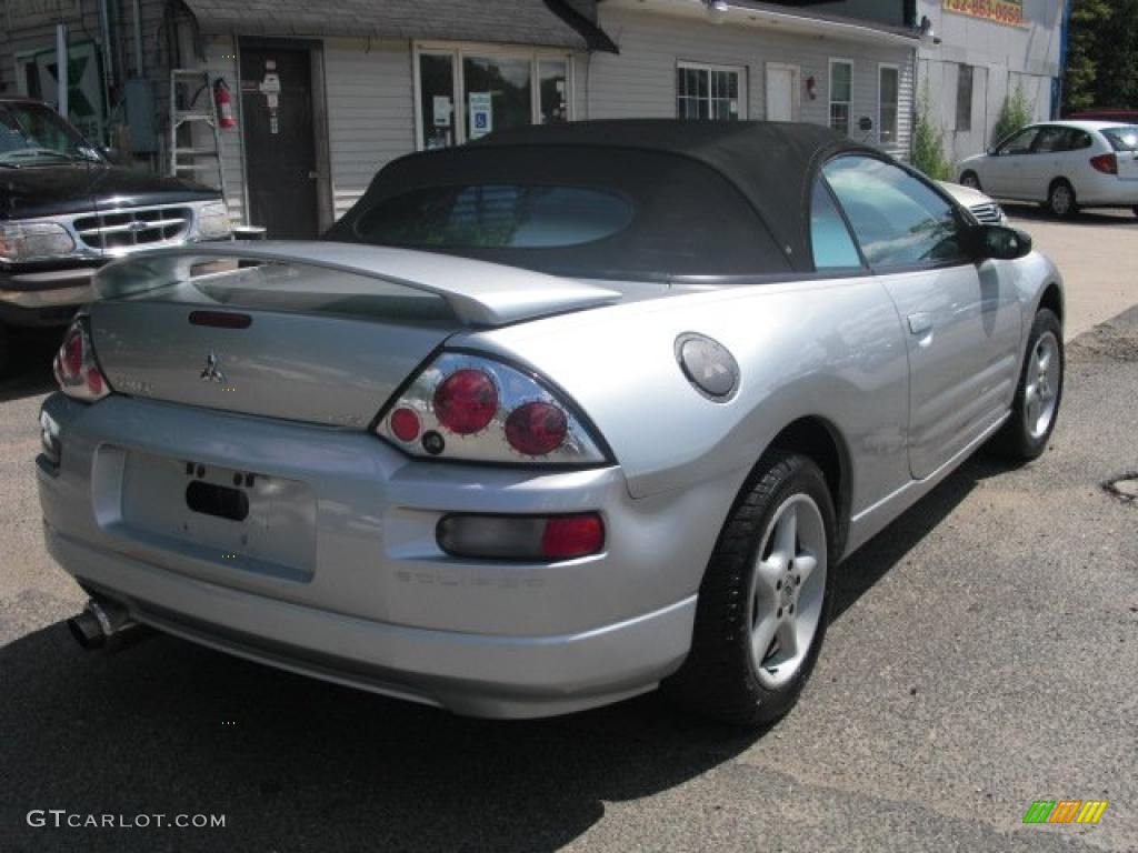 2003 Eclipse Spyder GS - Sterling Silver Metallic / Midnight photo #10