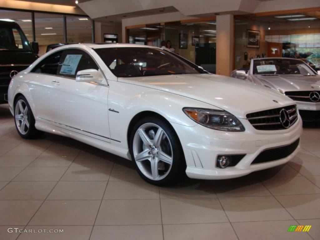 2010 CL 63 AMG - Diamond White Metallic / Black photo #1