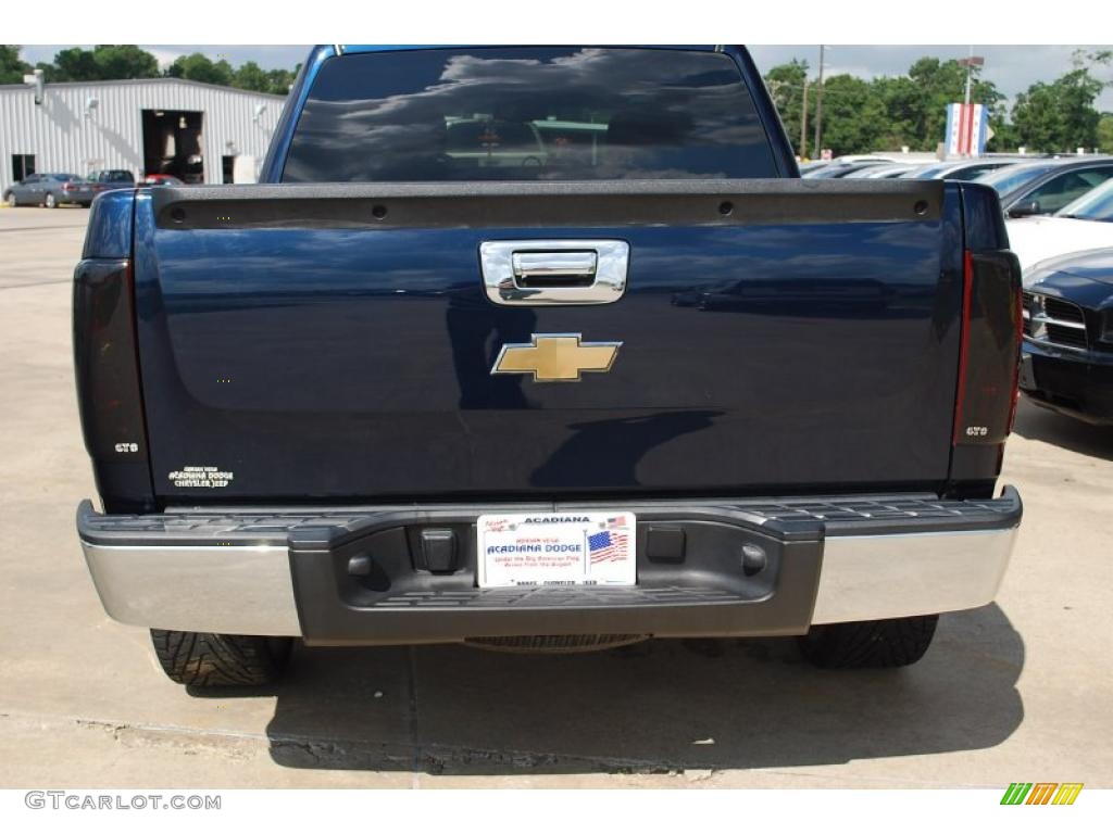 2007 Silverado 1500 Crew Cab - Dark Blue Metallic / Dark Titanium Gray photo #4