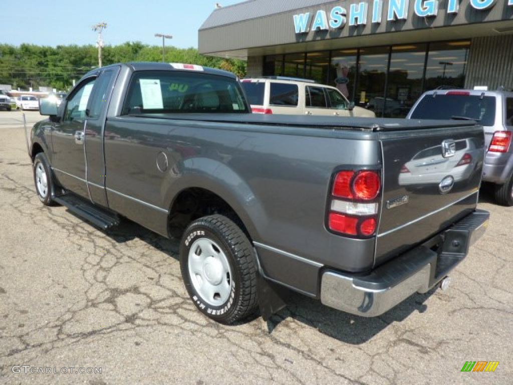 2004 F150 XL Regular Cab - Dark Shadow Grey Metallic / Dark Flint photo #2