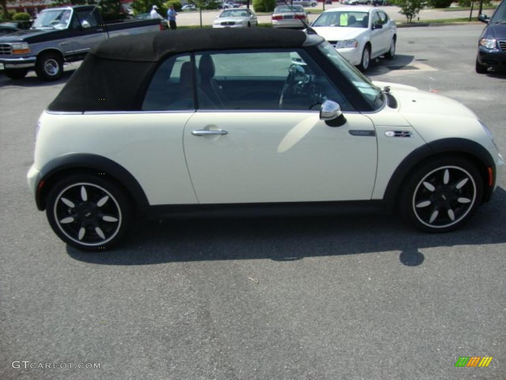 2007 Cooper S Convertible Sidewalk Edition - Pepper White / Lounge Malt Brown photo #24