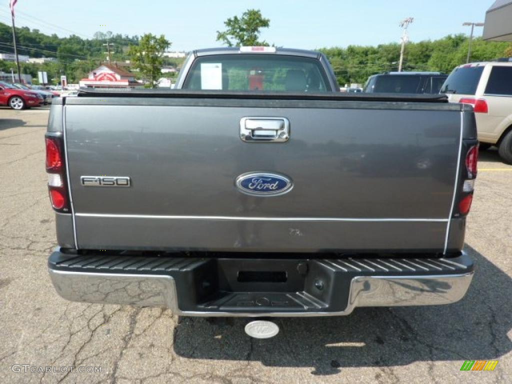 2004 F150 XL Regular Cab - Dark Shadow Grey Metallic / Dark Flint photo #3