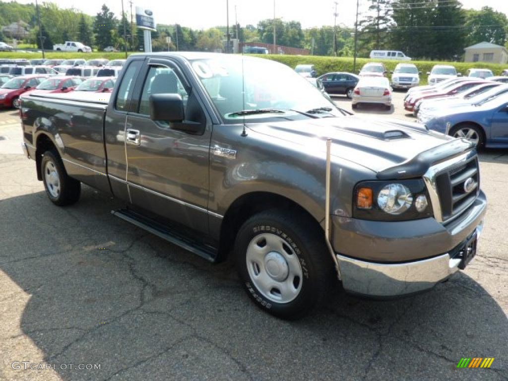 2004 F150 XL Regular Cab - Dark Shadow Grey Metallic / Dark Flint photo #6