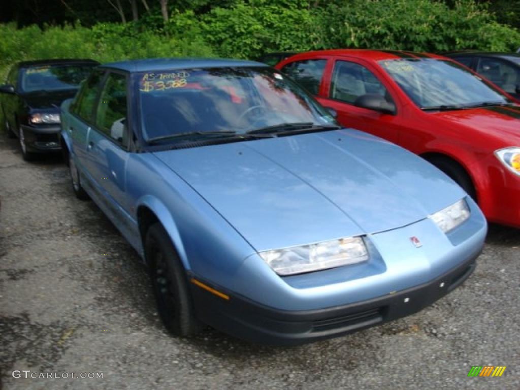 1991 S Series SL1 Sedan - Light Blue Metallic / Gray photo #1