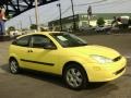 2001 Egg Yolk Yellow Ford Focus ZX3 Coupe  photo #3