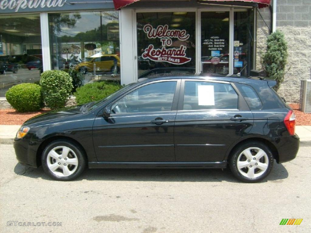 2007 Spectra Spectra5 SX Wagon - Black / Gray photo #2