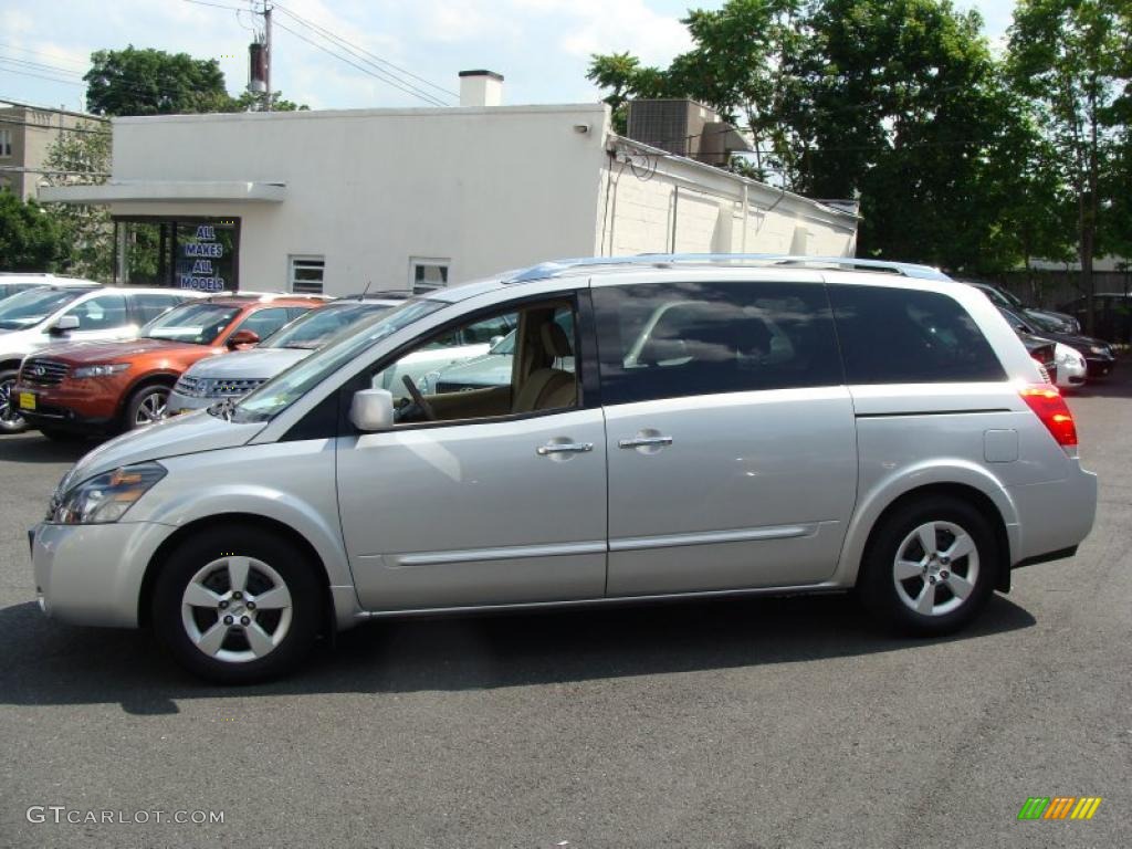 2007 Quest 3.5 S - Silver Mist Metallic / Beige photo #8