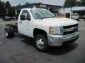 Summit White - Silverado 3500HD Work Truck Regular Cab Chassis Photo No. 4