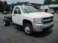 2010 Summit White Chevrolet Silverado 3500HD Work Truck Regular Cab Chassis  photo #4