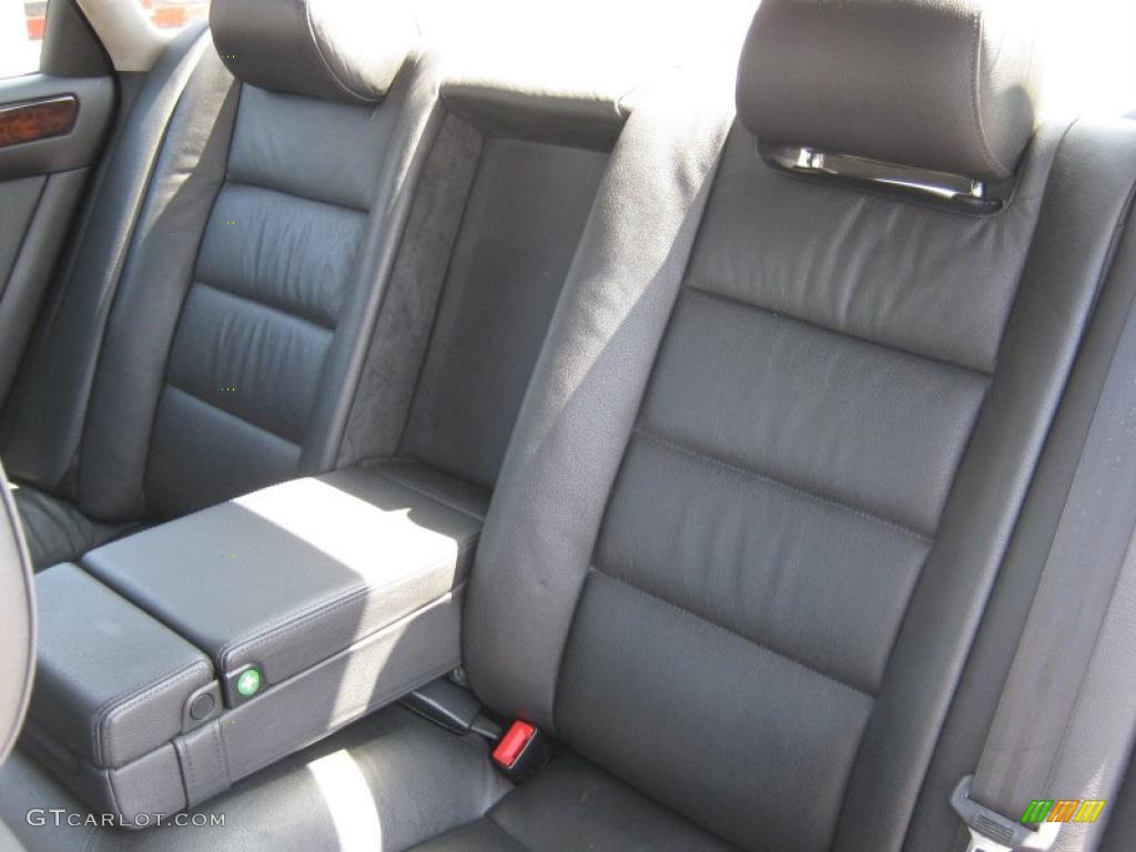 2002 A6 4.2 quattro Sedan - Crystal Blue Metallic / Ebony Black photo #6