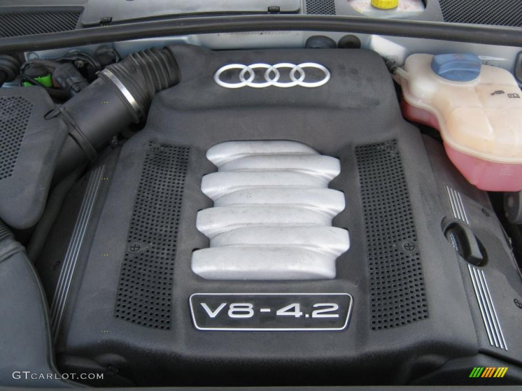 2002 A6 4.2 quattro Sedan - Crystal Blue Metallic / Ebony Black photo #10