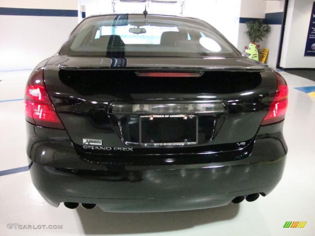 2008 Grand Prix GXP Sedan - Black / Ebony photo #8