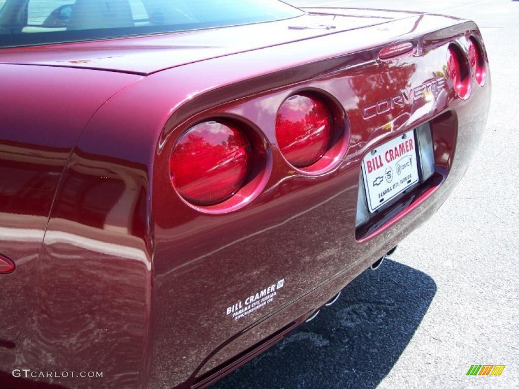 2003 Corvette 50th Anniversary Edition Coupe - 50th Anniversary Red / Shale photo #18