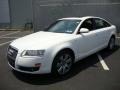 Ibis White - A6 3.2 quattro Sedan Photo No. 2