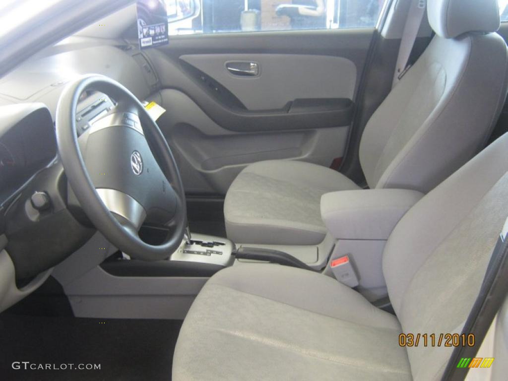 2010 Elantra SE - Ebony Black / Gray photo #8