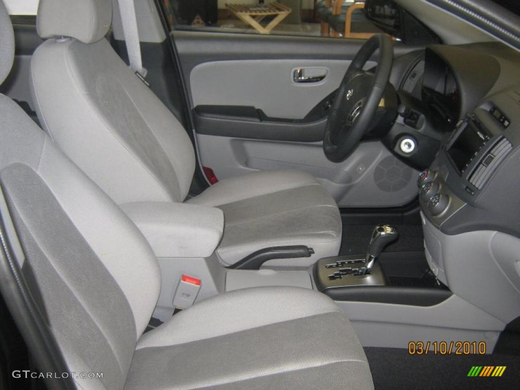 2010 Elantra SE - Ebony Black / Gray photo #13