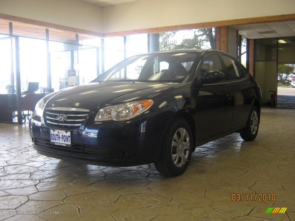 2010 Elantra GLS - Regatta Blue / Gray photo #1