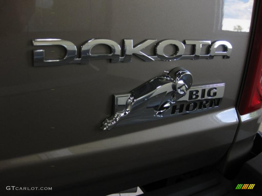 2010 Dakota Big Horn Extended Cab - Austin Tan Pearl Coat / Dark Khaki/Medium Khaki photo #9