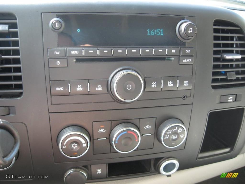 2008 Sierra 1500 SLE Crew Cab 4x4 - Stealth Gray Metallic / Light Titanium photo #13