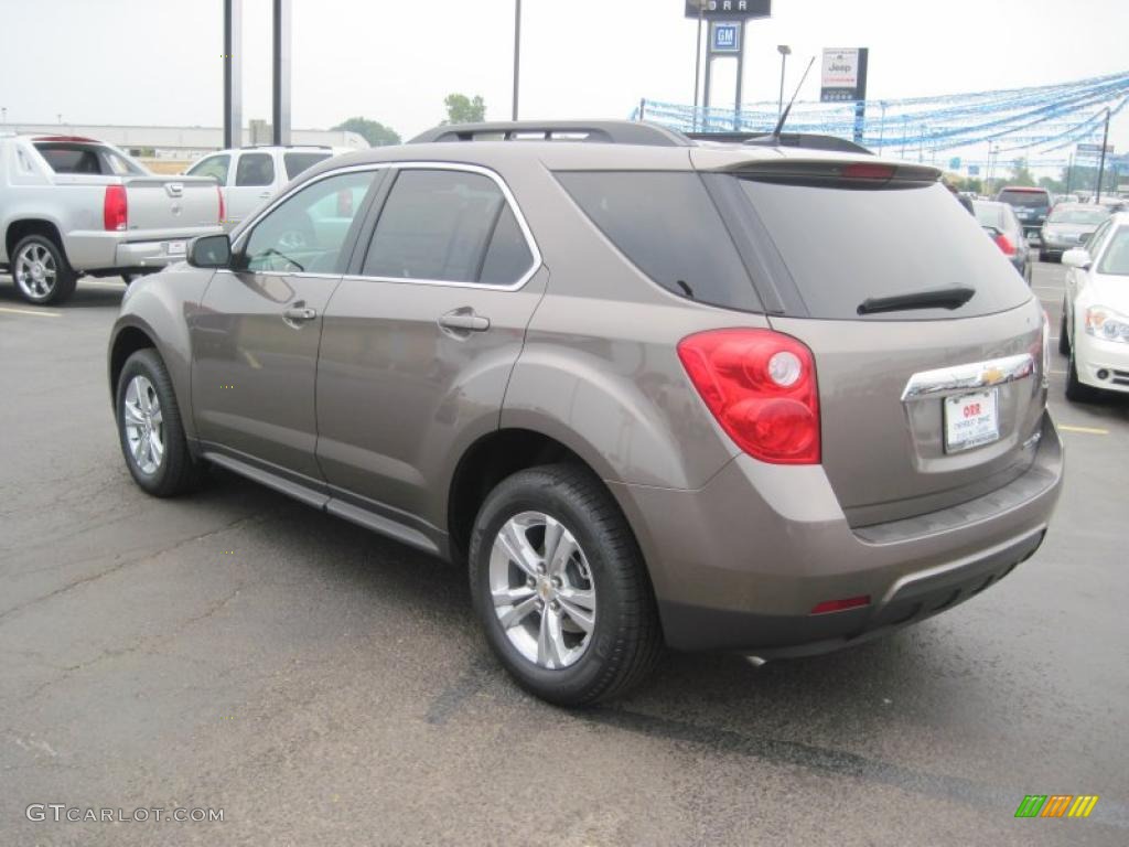 2010 Equinox LT - Mocha Steel Metallic / Jet Black photo #6