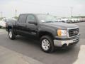 2010 Onyx Black GMC Sierra 1500 SLE Crew Cab 4x4  photo #3