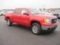 2010 Fire Red GMC Sierra 1500 SLT Crew Cab 4x4  photo #3