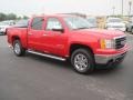 2010 Fire Red GMC Sierra 1500 SLE Crew Cab 4x4  photo #3