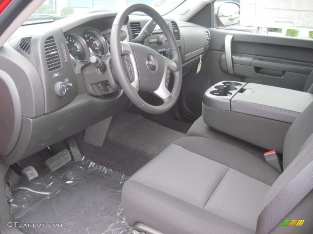 2010 Sierra 1500 SLE Crew Cab 4x4 - Fire Red / Ebony photo #7