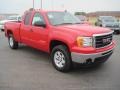 2010 Fire Red GMC Sierra 1500 SLE Extended Cab 4x4  photo #3