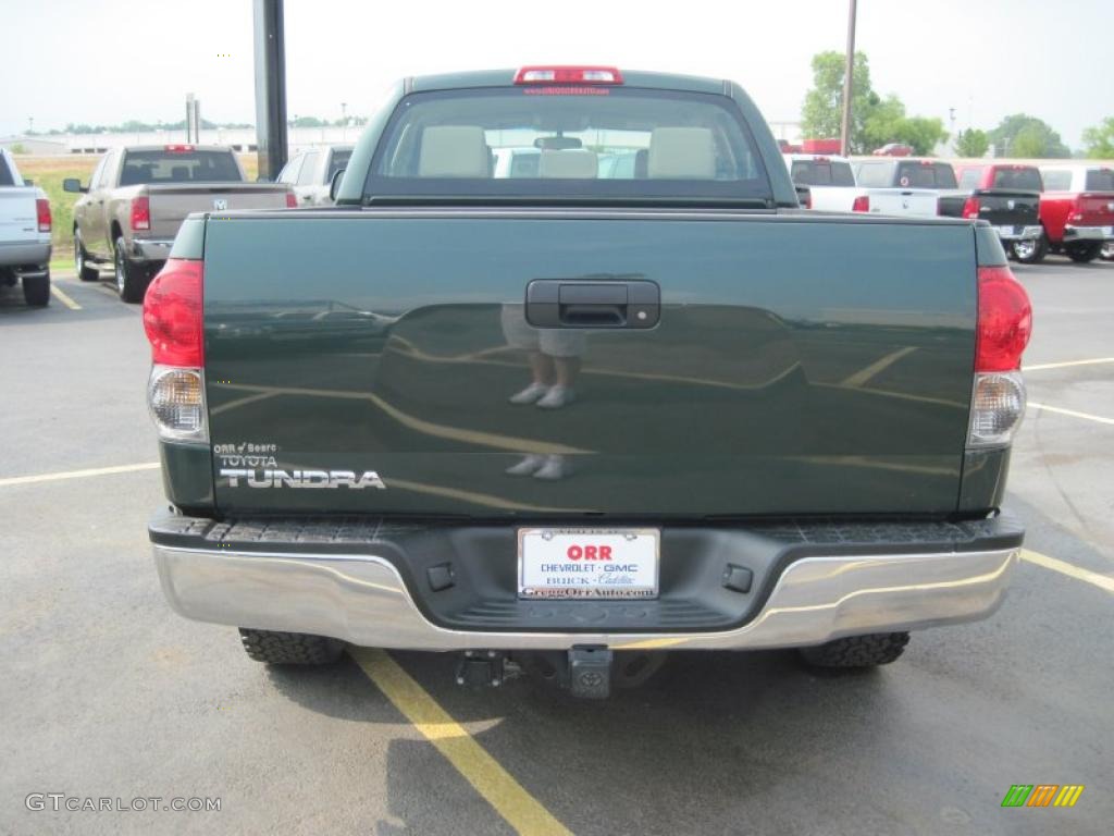 2009 Tundra SR5 Double Cab - Timberland Green Mica / Sand photo #7