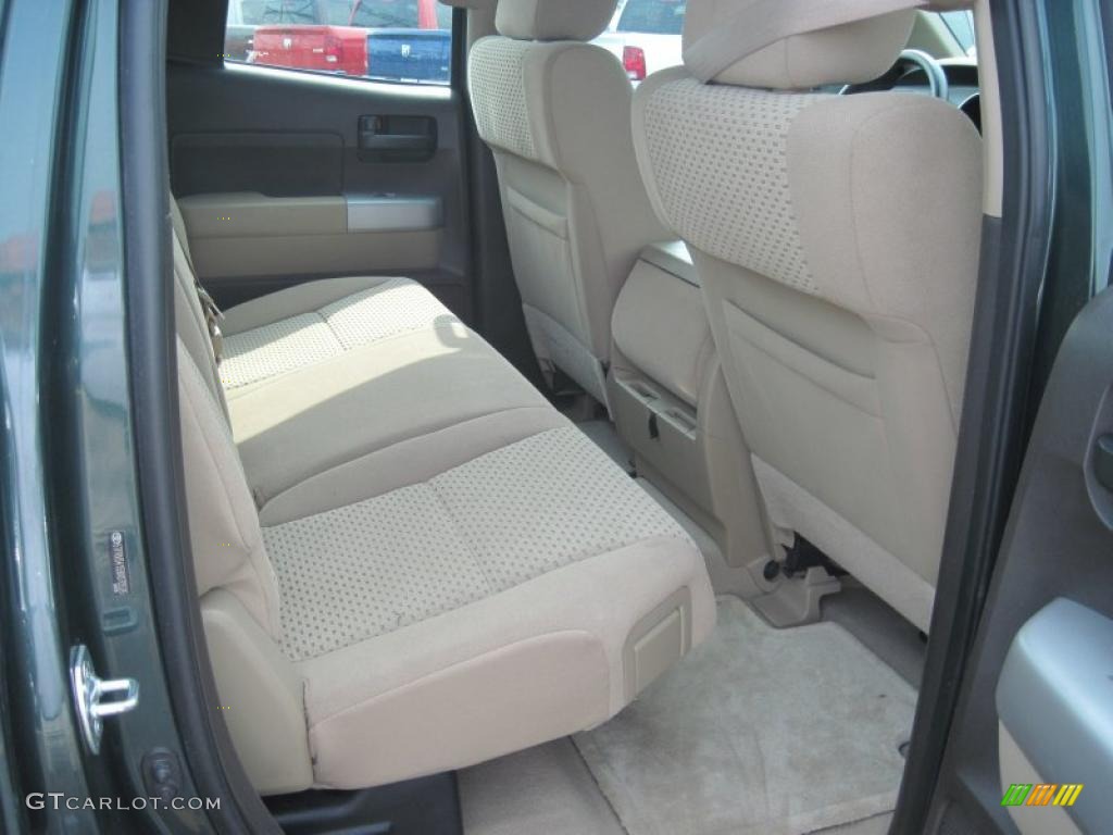 2009 Tundra SR5 Double Cab - Timberland Green Mica / Sand photo #13