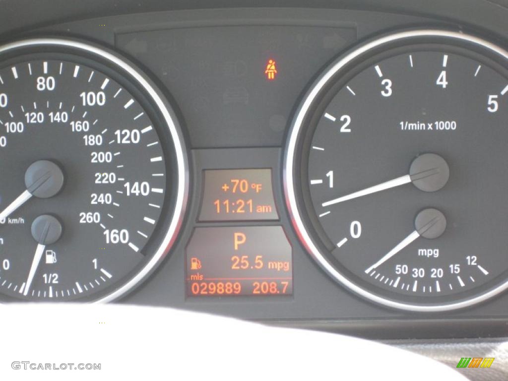 2007 3 Series 328i Wagon - Jet Black / Beige photo #16