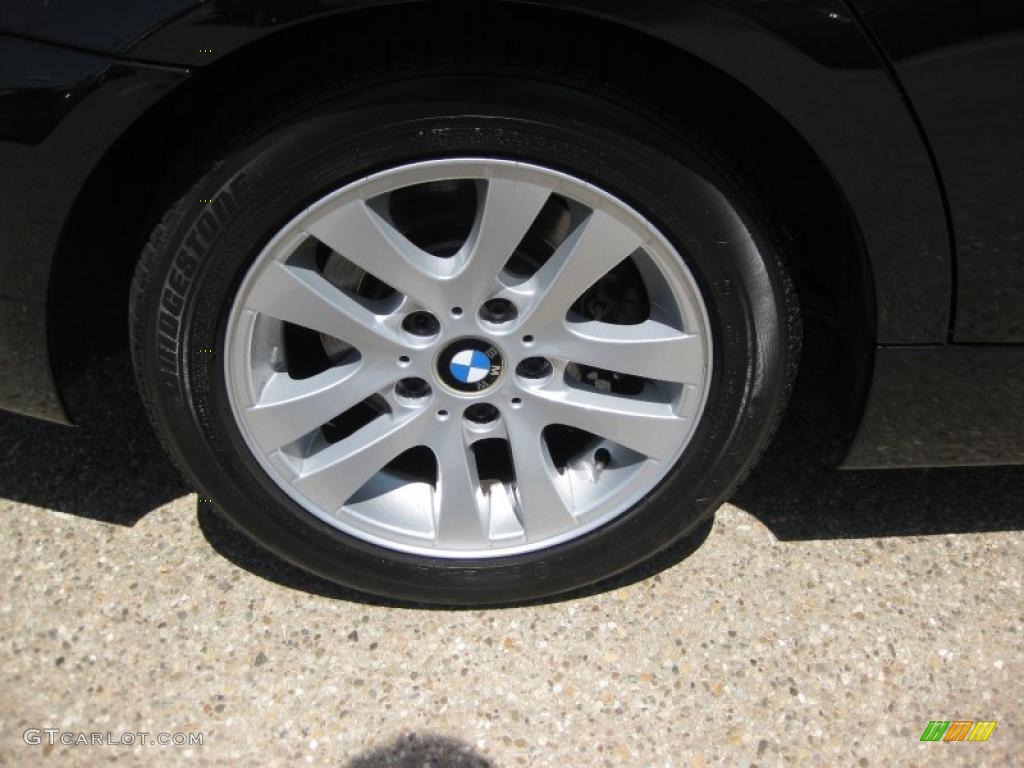 2007 3 Series 328i Wagon - Jet Black / Beige photo #18