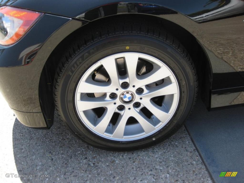 2007 3 Series 328i Wagon - Jet Black / Beige photo #20