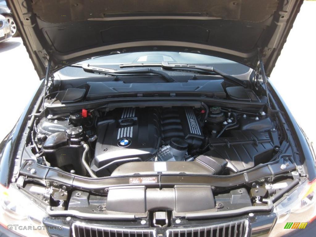 2007 3 Series 328i Wagon - Jet Black / Beige photo #23