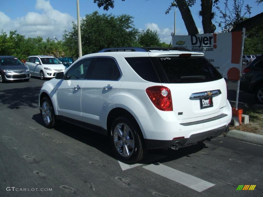 2010 Equinox LTZ - Summit White / Jet Black/Light Titanium photo #4